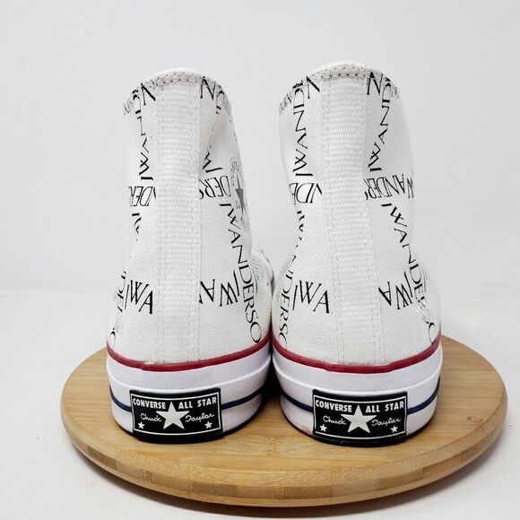 Converse JW Anderson Chuck Taylor 70 Shoes Mens 13 Hi Top Grid Logo Sneakers - Picture 8 of 12